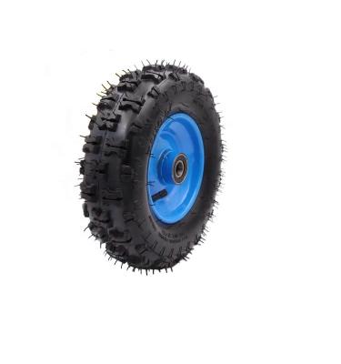 China 4.10-6 Cheap But Nice Construction Wheel Barrows Rubber Pneumatic Tire 4.10-6 for sale