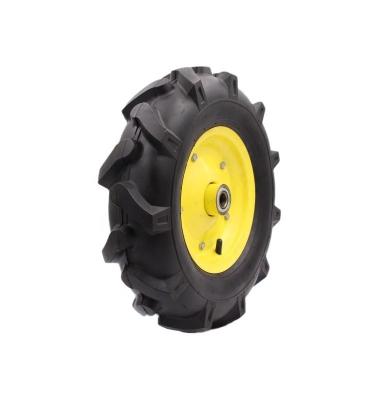 China 4.00-8 Heavy Duty Wheel Rubber Construction Wheelbarrows Rubber Pneumatic Tire for sale