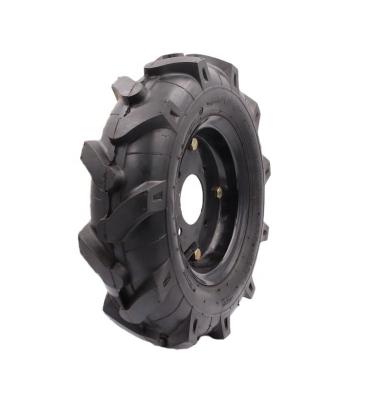 China Cheap 4.00-8 Wheelbarrows Wheel Construction Rubber Pneumatic Tire 4.00-8 for sale