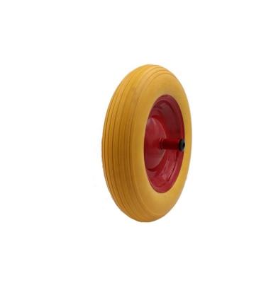 China 3.50-8 Barrow Wheel Construction PU Foam Tire 3.50-8 for sale