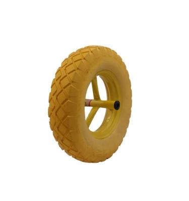 China 4.00-8 Barrow Wheel Construction PU Foam Tire 4.00-8 for sale