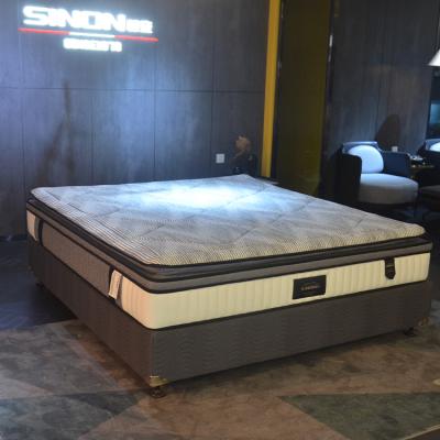 China Exquisite Hypoallergenic Bed Mattress Foam Manufacturing Structure Bamboo Fiber Mattress With Spring for sale