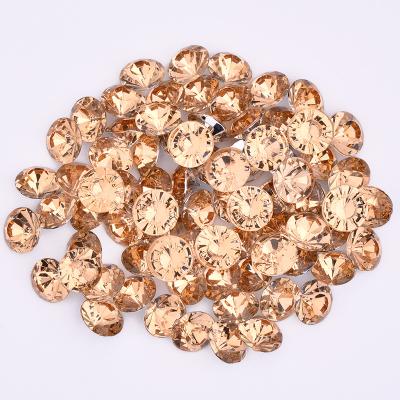 China Pointback Wholesale Clear 3mm Crystal Rhinestone Pointback Strass Crystal Round Acrylic Gems For DIY Jewelry Nail Crafts for sale