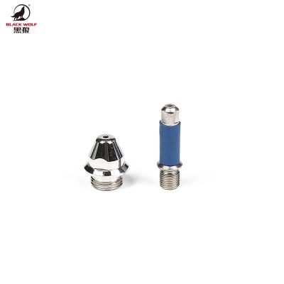 China Compatible Electrode and Nozzle for OTC D-12000 OTC D-12000 PLASMA CUTTING NOZZLE ELECTRODE AND SHIELD for sale