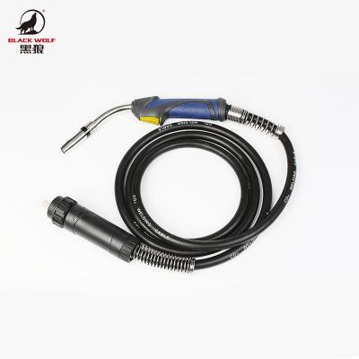 China ECU BLACKWOLF BW 24KD air cooled MIG torch compatible for binzel type for sale