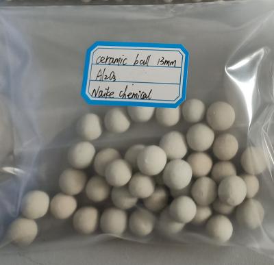 China Grey Low Alumina Ceramic Support Balls 13mm for sale