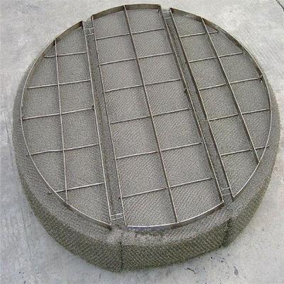 China SS304 SS316 Edelstahldrahtnetz Demister Pad mit Stütznetz zu verkaufen