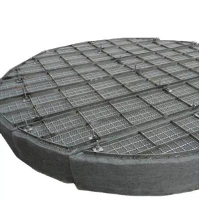 China Demister Mesh Pad Mist Eliminatoren für Destillationskolonne Knockout Drum Demister zu verkaufen