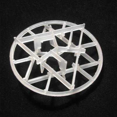 China PP Plastic Random Tower Packing Snowflake Packing Ring 95mm For Air And Water Coolers In Air Separation Plants for sale