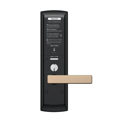 China Black With Gold Edge Door Lock Front Door Electronic Smart Digital Easy High Quality Door Lock System MW-520 for sale