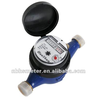 China Household Multi Water Meter Jet Dry Type Brass Body Water Meter for sale