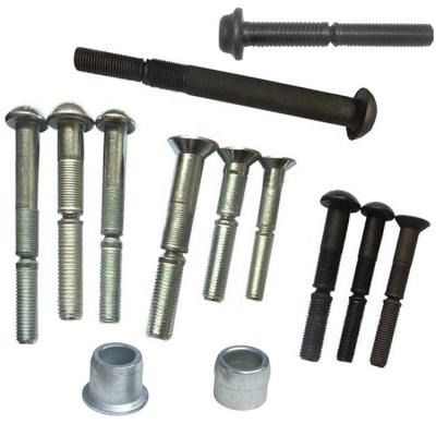 China High Tensile Stainless Steel C50L Carbon Steel Hedgehog Security Bolts With Collars for sale