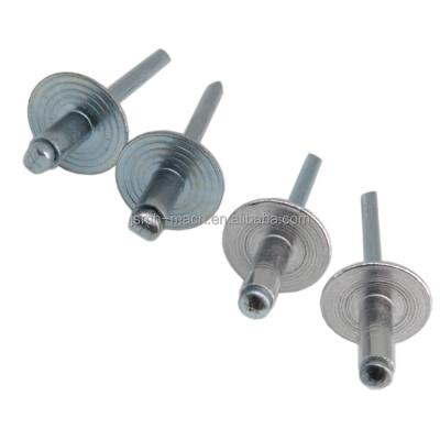 China Aluminum Stainless Steel Large Dome Countersunk Flange Head Rivet Edge Pull Rivet for sale