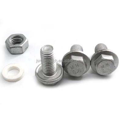 China Stainless Steel Hex Flange Water Proof O Ring Self Sealing Screws Head Bolts With PVC Or Silicon Gaskets for sale