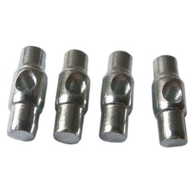 China Hot Sale Customized Size Cross Hole Yellow Galvanized Barrel Hammer Nut With One Hole With Stainless Steel Customized Size for sale