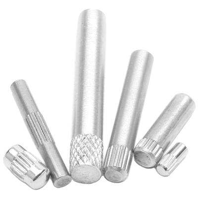 China Stainless Steel Pin Cylindrical Pin Knurled Shaft Knurled Shaft Pin Stainless Steel Cylindrical Pin for sale