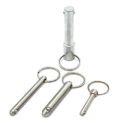 China Heavy Quick Release Pin Steel Ball Lock Pin Ring Handle Quick Lock Pin Stainless Steel R-Type Pull Pin for sale