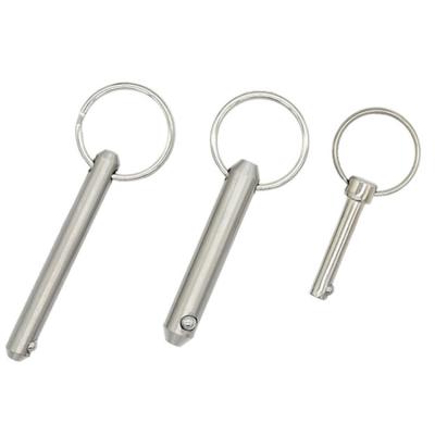 China Stainless Steel Factory Outlet Customized Size Steel Ball Pin Quick Release Pin With Steel for sale