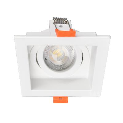 China Traditional Mr16 Gu10 230V 9W Bulb Holder Aluminum Steel Ceiling Led Downlight For Warehouse for sale