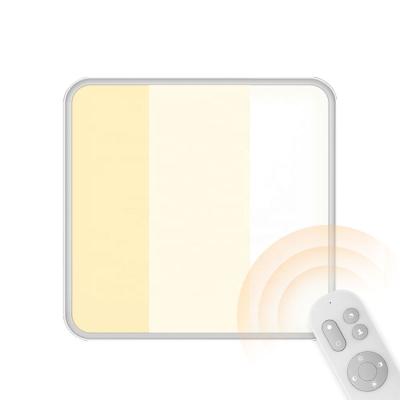 China Modern simple quick installation CRI95 RG0 ultra-thin dimmable remote control acrylic round square led light for home ceiling lamp for sale