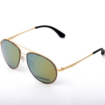 China 2021 Hot Selling Driver Driving Sunglasses For Men Custom Acceptable Logo Men's Metal Sun Glasses for sale