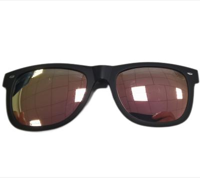 China Fashion Square Clip On Sunglasses 2021 Polarized Lens Clip On Sunglasses for sale