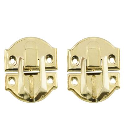 China Automatic Metal Box Latch Buckles Jewelry Gift Box Latch Locks Decoration Buckle for sale