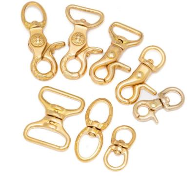 China Custom Hot Selling Solid Brass Pet Traction Rope Metal Hook Solid Brass Main Hook for sale