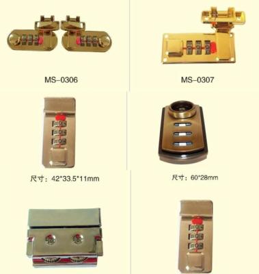 China Automatic Briefcase Code Lock Bag Code Lock Combination Digit Lock for sale