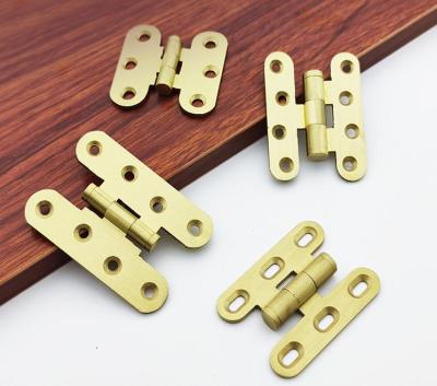 China Automatic Door Window Hinge Wholesale Copper Hinge Accessories Solid Stainless Steel Four-hole Stainless Steel Hinge for sale