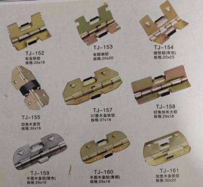 China Small Automatic Hidden Spring Hinges Decorative Jewelry Box Hardware Spring Hinges for sale