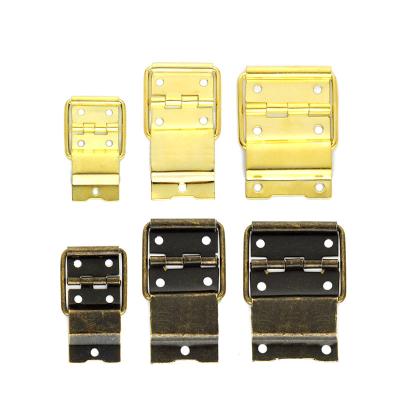 China Small Iron Automatic Hinge Furniture Fittings Jewelry Case Wooden Box Hinges for sale