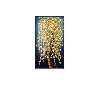 China Modern Crystal Porcelain Painting For Home Decor Metal Art /Metal Frame Painting Abstract Picture/Wall Painting for sale