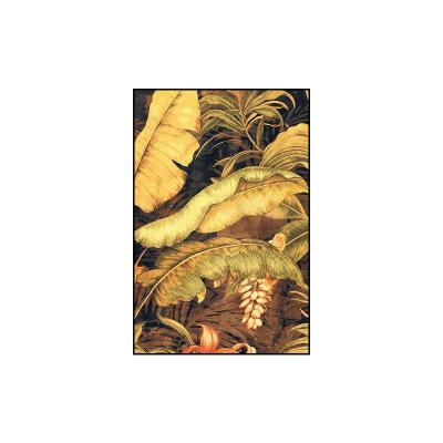 China Green Contemporary Thai Southeast Asian Decorative Tropical Landscape Rainforest Painting Banana Leaf Canvas Painting Light Luxury Wall Murals for sale