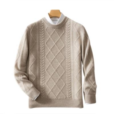 China Quick Wholesale Anti-wrinkle Mens Knitted Cashmere Sweater for sale