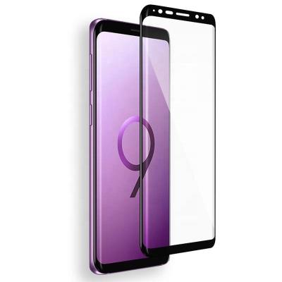 China Anti-scratch Gpin-For Samsung Galaxy S9 Plus Full Coverage 3D Tempered Glass Curved Screen Protector Full Screen Outer Cover Film for sale