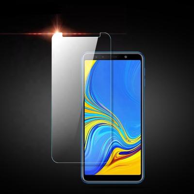 China #Gpin Anti-broken - 9H Hardness 2.5D Anti-fingerprint Mobile Phone Tempered Glass Screen Protector For Samsung A7 2018 for sale