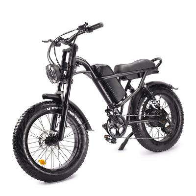 China Aluminum Alloy 20 Inch Retro Fat Tire 500W 48V 15.6AH Electric Bike Aluminum Alloy Ebike Fatbike EU Magazijn Warehouse Stock for sale