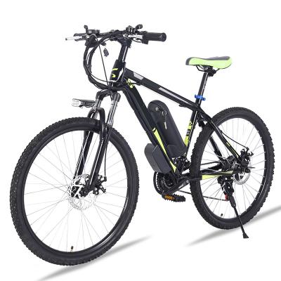 China 26 Inch Tire 250W Hub Motor 21 Speed ​​36V 10AH Lithium Battery Popular Ebike Disc Brake Aluminum Alloy E Bike Electric Mountain Bike for sale