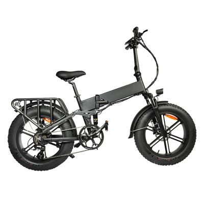 China 500W Aluminum Alloy Rear Hub Motor 45kmph 7 Speed ​​48V 10AH Lithium Battery LCD Display Fat Tire Folding Foldable E Bike Electric Bicycle E Bike for sale