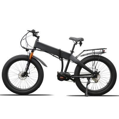 China 500W 48V 10.4AH Aluminum Alloy 26 Inch Lithium Battery Aluminum Alloy E Bike Tire EBike Fat Zoom Disc Brake LED Display Mid City Electric Motor for sale