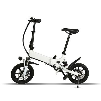 China 250W 36V 5.2AH Speed ​​250W 36V 5.2AH Lithium Battery Aluminum Alloy LCD Display Single Disc Brake Mini 14 Inch Tire Folding E Bike Electric Foldable Bike for sale