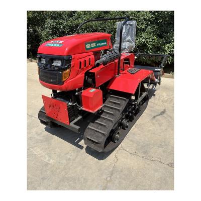 China Farms Mini Power Tiller Cultivator Tractor Rotary Plough Crawler Rotary Tiller for sale