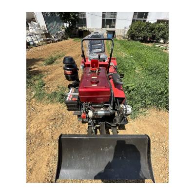 China Farms New Design Rotary Tiller Walking Tractor Agricultural Machinery Diesel Farm Rotary Tiller for sale