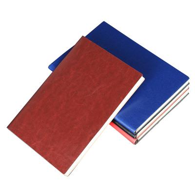 China PU Leather Comfortable Hand Feel Soft Leather Hardcover Notebook for sale