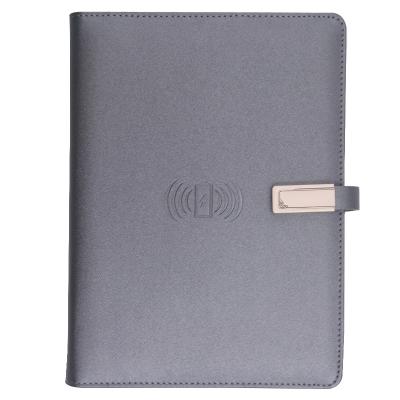 China Dual Charging Fingerprint Charger PU Power Bank Digital Power Bank Smart Wired / Wireless Wireless Notebook for sale