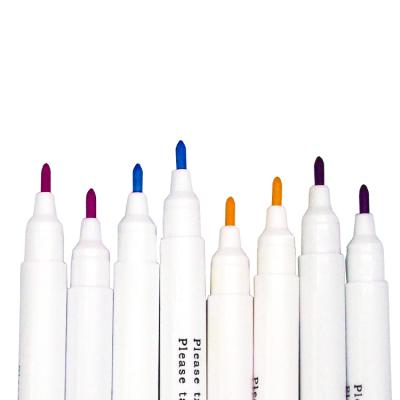 China Hot Sale 12pcs/Set 7 Colors Automatically Disappear Air Erasable Water Soluble Marker Pen 152mm*8mm for sale