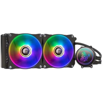 China High Quality Computer Case/CPU Water Heatsink Liquid Cooling Cooler 120x120x25mm RGB CPU For Amd Intel for sale