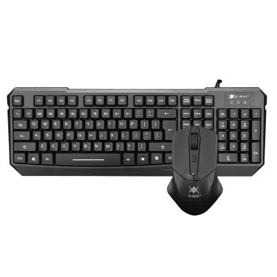 China 2021 New Arrival Anti-ghosting USB Keyboard and Mouse Wired Keyboard Mouse Desktop Keyboard and Mouse Set for sale