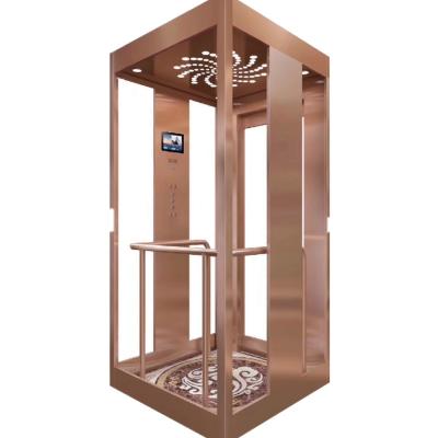 China Automotive Panaromic Elevator Glass Sightseeing Elevator Lift Price With Solid Glass zu verkaufen